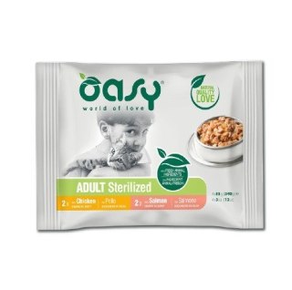 Oasy Chunks in gravy Multipack Adult 4x85gr