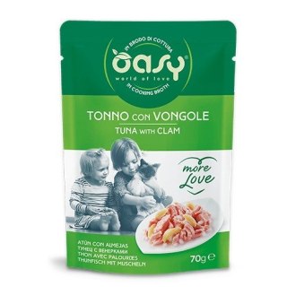Oasy More Love Tuna with Clam pouch 70gr