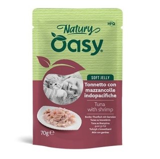 Oasy Natury Soft Jelly Tuna with shrimp 70gr