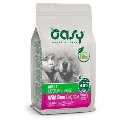 Oasy One Animal Protein Adult M/L Wild Boar 12kg