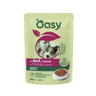 Oasy Strips in Gravy Adult Beef and Carrots 100gr