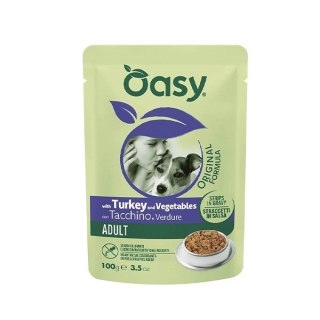 Oasy Strips in Gravy Adult Turkey/Vegetables 100gr