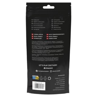SAVIO PASTA TERMOPRZEWODZĄCA 18W/M-K, 1G TG-05