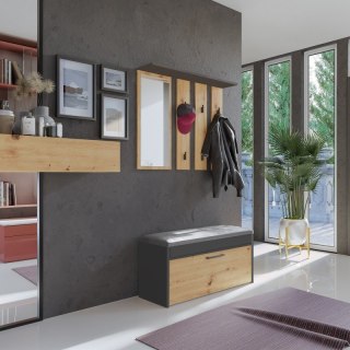 GARDEROBA PARMA ANTRACYT/ARTISAN