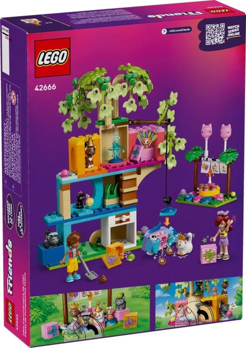 LEGO Friends 42666 - Kocie przyjęcie urodzinowe i domek na drzewie