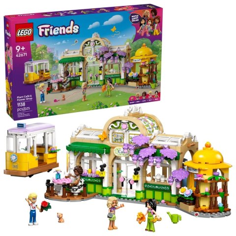 LEGO Friends 42671 - Zielona kawiarnia i kwiaciarnia