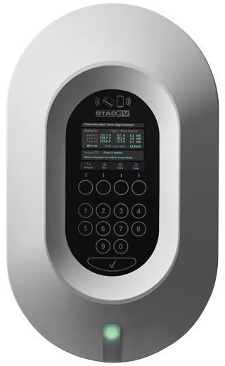 Stacja ładowania STAG EV CORE (kab.ład./gnia.230v)