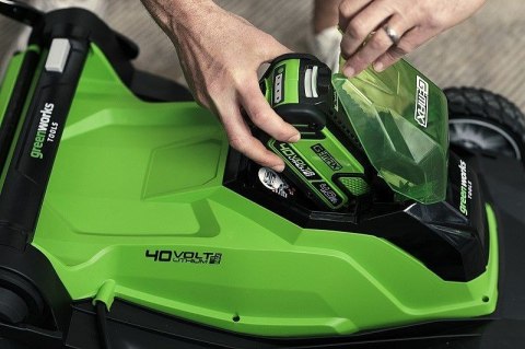 40V Kosiarka 41cm GREENWORKS G40LM41K4 - Zestaw ładowarka + akumulator 4Ah - 2504707UB