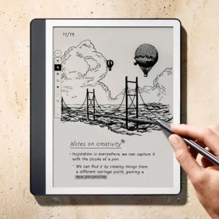 Czytnik Ebook New Kindle Scribe - 2024 release 10.2" glare-free 16GB Wi-Fi (Without Lockscreen Ads) with Premium Pen Tungsten + 