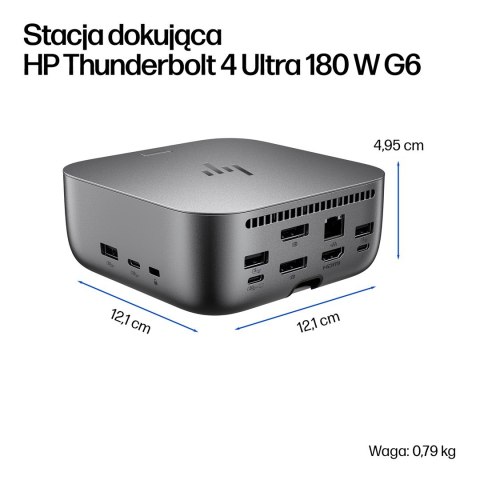 Stacja dokująca HP Thunderbolt 4 Ultra 180W G6 Dock (REPACK) 2Y