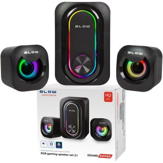 BLOW GŁOŚNIKI KOMPUTEROWE 2.1 GAMINGOWE Z SUBWOOFEREM