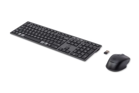 Zestaw klawiatura + mysz HP 720 Multi-Device Rechargeable Wireless Keyboard and Mouse Combo bezprzewodowe z akumulatorem czarne 