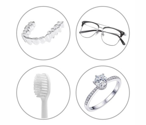 Activejet Myjka ultradźwiękowa UV AUC-200 biała