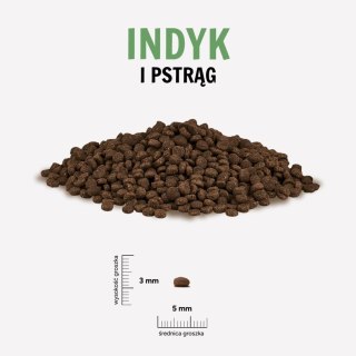 Paka Zwierzaka Indyk z pstrągiem kocięta "S" 400g