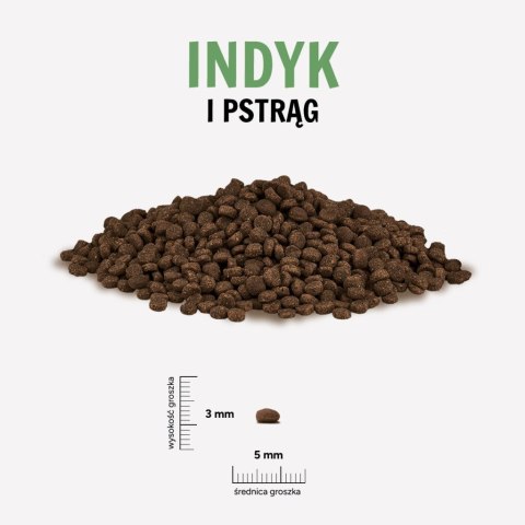 Paka Zwierzaka Indyk z pstrągiem kocięta "S" 400g