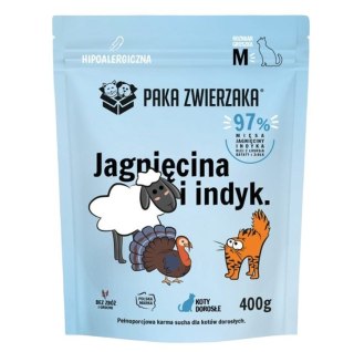 Paka Zwierzaka Jagnięcina z indykiem "M" 400g