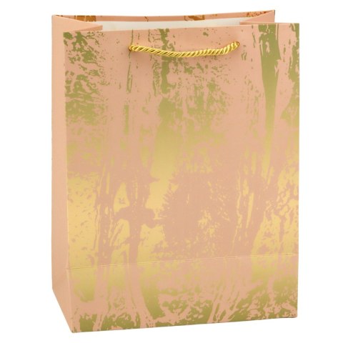 Torba Prezentowa Złote Zdobienia Elegancka 23 x 18 x10cm