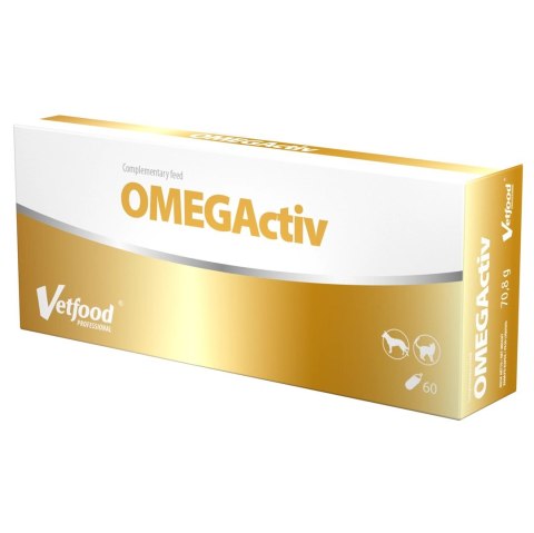 VETFOOD OMEGActiv kwasy Omega-3 pies i kot 60 kapsułek