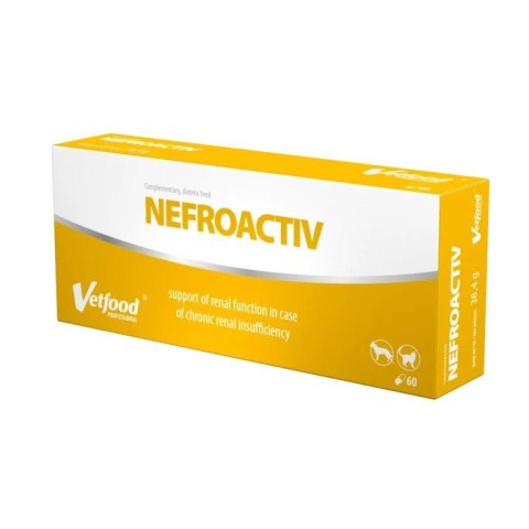 VetFood NefroActiv na nerki pies i kot 60 Kapsułek
