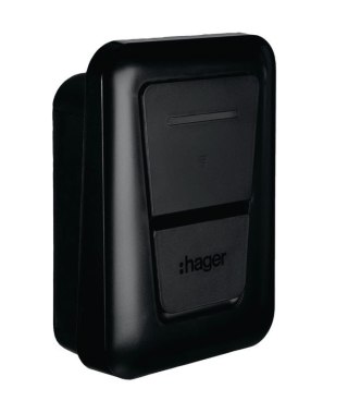 EVCS Stacja ładowania Hager witty one 11kW 3f RFID Bluetooth z gniazdem T2