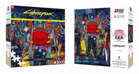 Good Loot Comic Book Puzzle: Cyberpunk 2077 Kickdown, 1000 elementów