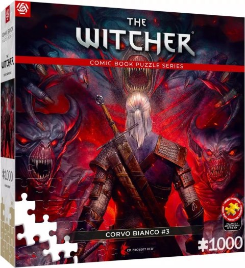 Good Loot Comic Book Puzzle: The Witcher (Wiedźmin) Corvo Bianco, 1000 elementów
