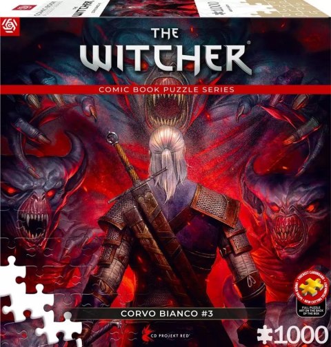 Good Loot Comic Book Puzzle: The Witcher (Wiedźmin) Corvo Bianco, 1000 elementów