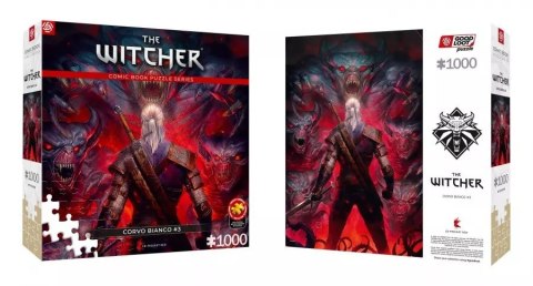 Good Loot Comic Book Puzzle: The Witcher (Wiedźmin) Corvo Bianco, 1000 elementów