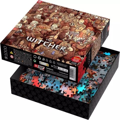 Good Loot Gaming Puzzle: The Witcher (Wiedźmin) Birthday, 1000 elementów