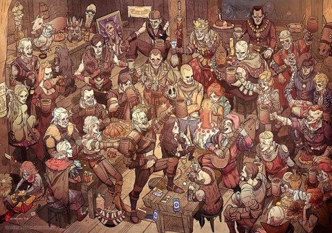 Good Loot Gaming Puzzle: The Witcher (Wiedźmin) Birthday, 1000 elementów