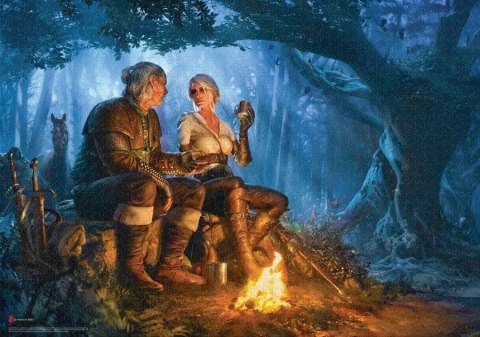 Good Loot Gaming Puzzle: The Witcher (Wiedźmin) Journey of Ciri, 1000 elementów