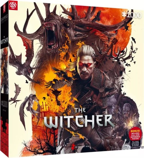 Good Loot Gaming Puzzle: The Witcher (Wiedźmin) Monsters, 1000 elementów