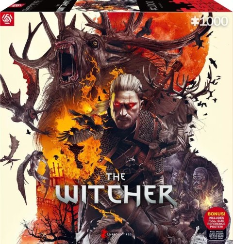 Good Loot Gaming Puzzle: The Witcher (Wiedźmin) Monsters, 1000 elementów