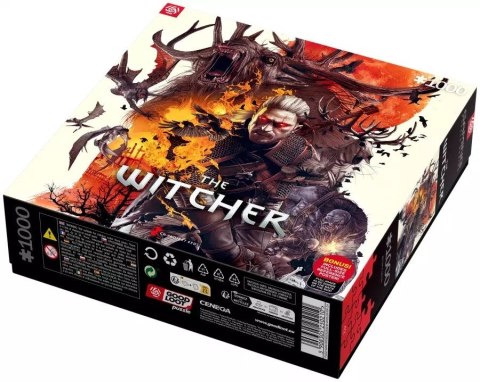 Good Loot Gaming Puzzle: The Witcher (Wiedźmin) Monsters, 1000 elementów