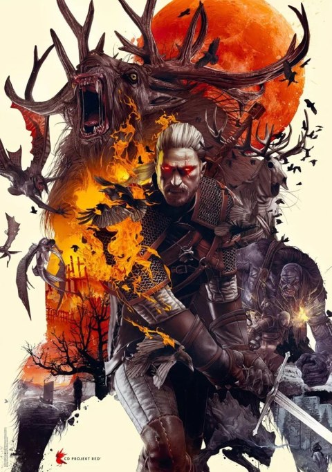 Good Loot Gaming Puzzle: The Witcher (Wiedźmin) Monsters, 1000 elementów