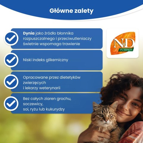 FARMINA N&D Pumpkin Duck & Pumpkin - mokra karma dla kota - 70 g