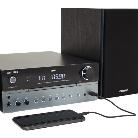 AIWA wieża MSBTU-700DAB 2x25W czarna