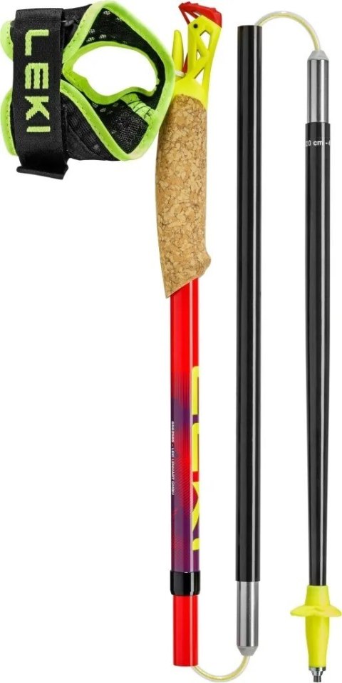 Kije trekkingowe LEKI TRL ULTRATRAIL FX ONE, 125cm czerwone