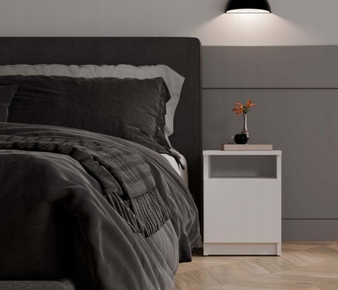 SZAFKA NOCNA GALAX 30/1D BIAŁY