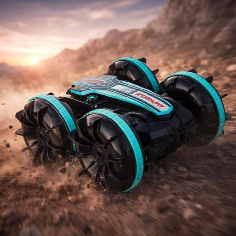 Samochód zdalnie sterowany Amfibia sterowany gestami 4x4 360 2,4GHz 3,7V