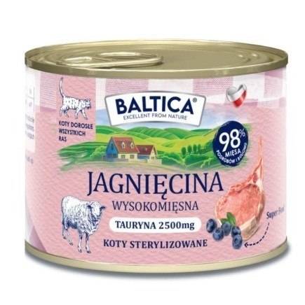 BALTICA SMAKI REGIONÓW Kot dorosły Jagnięcina 185g