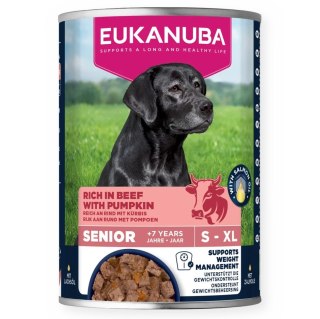 EUK DOG CAN LC SR AB BEEF&PUMP 400G