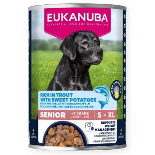 EUK DOG CAN LC SR AB TRUT&SWPT 400G
