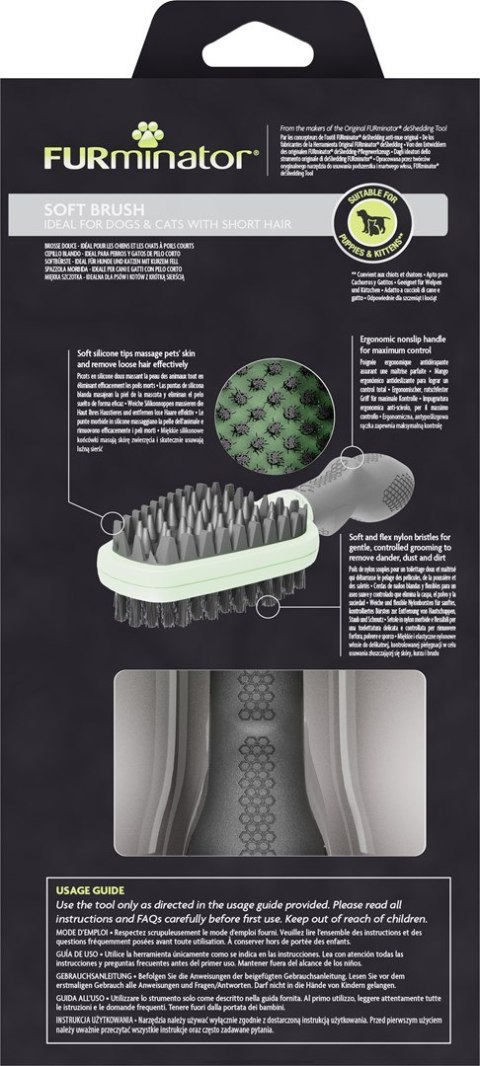 Furminator Szczotka dwustronna dla szczeniąt,kociąt