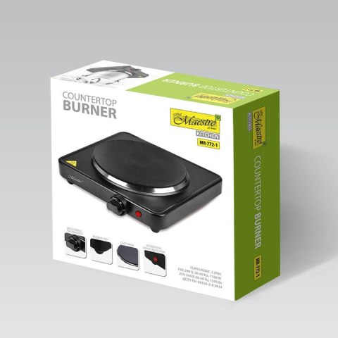 Kuchenka elektryczna jednopalnikowa 1500W MR-772-1 MAESTRO