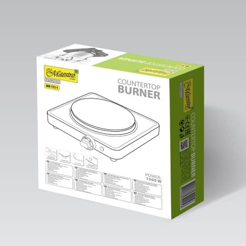 Kuchenka elektryczna jednopalnikowa 1500W MR-772-1 MAESTRO