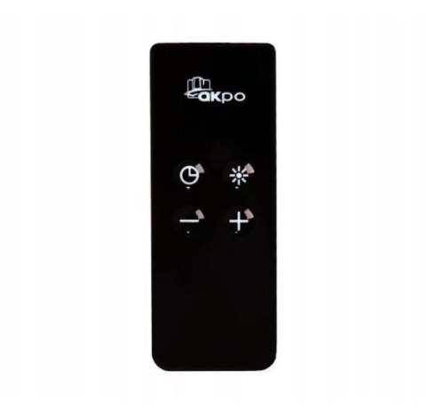 Okap kominowy AKPO WK-9 KASTOS 60 CZARNY czarne szkło