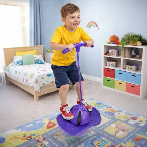 Skoczek dla dzieci pogo równowaga jumper fioletowy