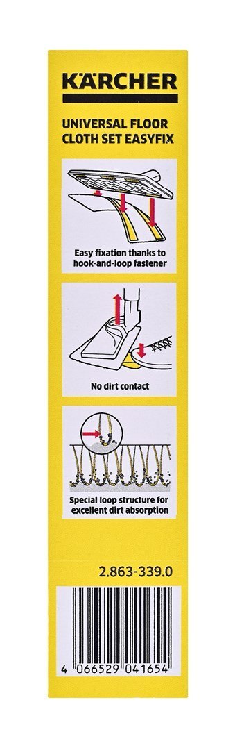 Uniwersalny zestaw ściereczek podłogowych KARCHER EasyFix (akcesorium specjalne) - 2.863-339.0