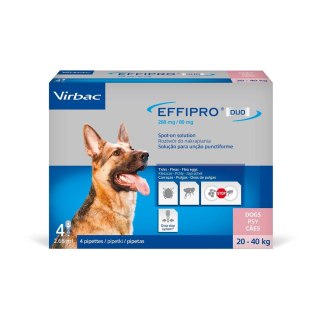 VIRBAC EFFIPRO roztwór do nakrapiania dużych psów 268mgX24